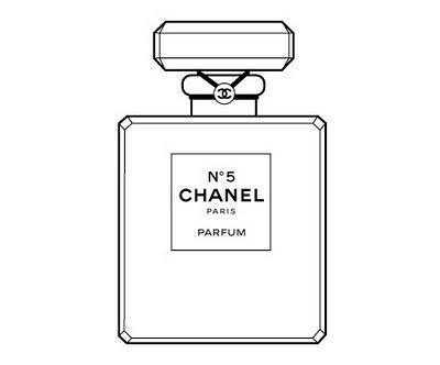 chanel perfume bottle template|Chanel perfume bottle outline.